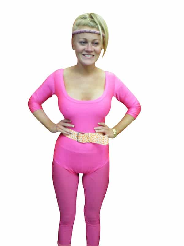 1980s Aerobics Pink Adult Costume - Snog The Frog